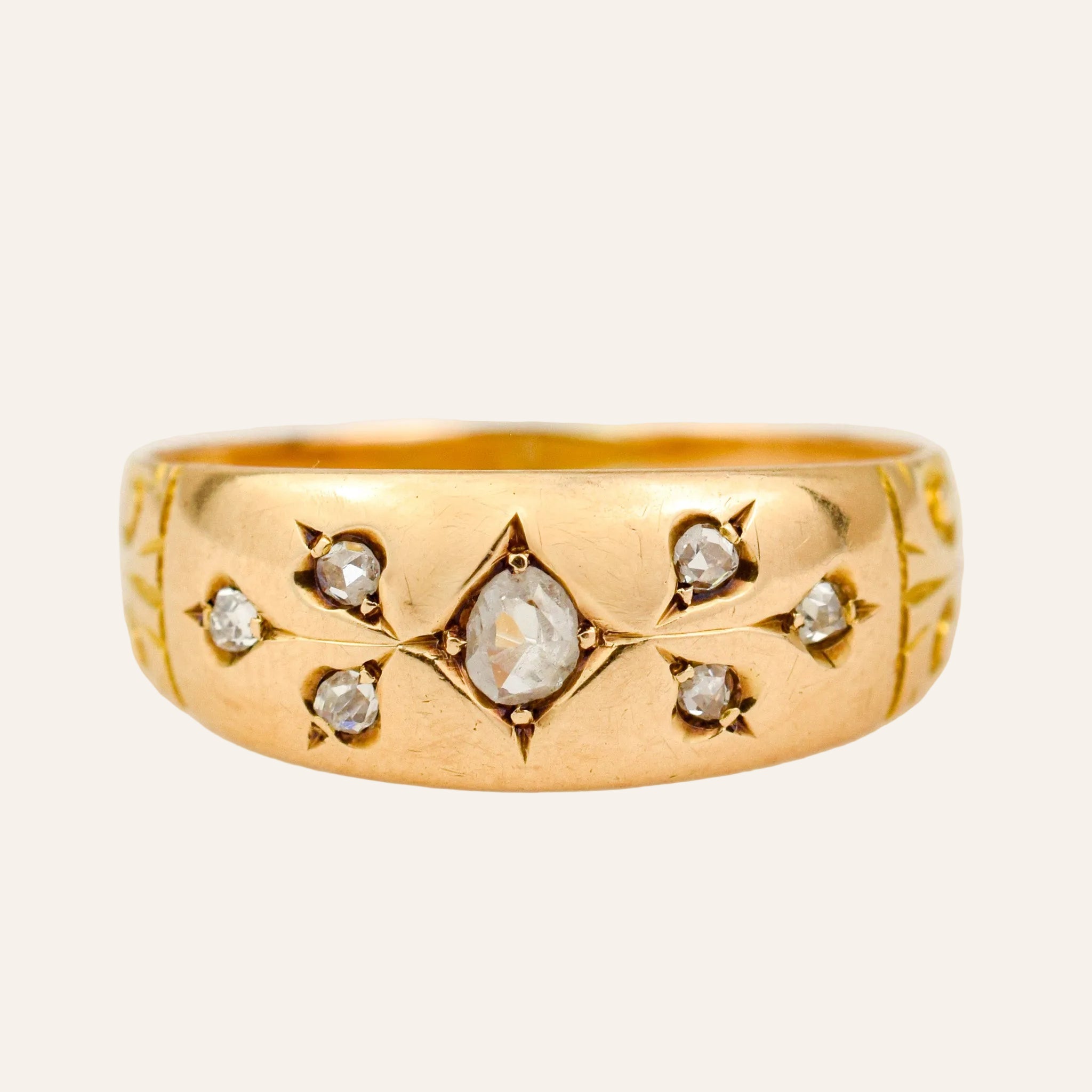 Antique Rose Cut Diamond Ring