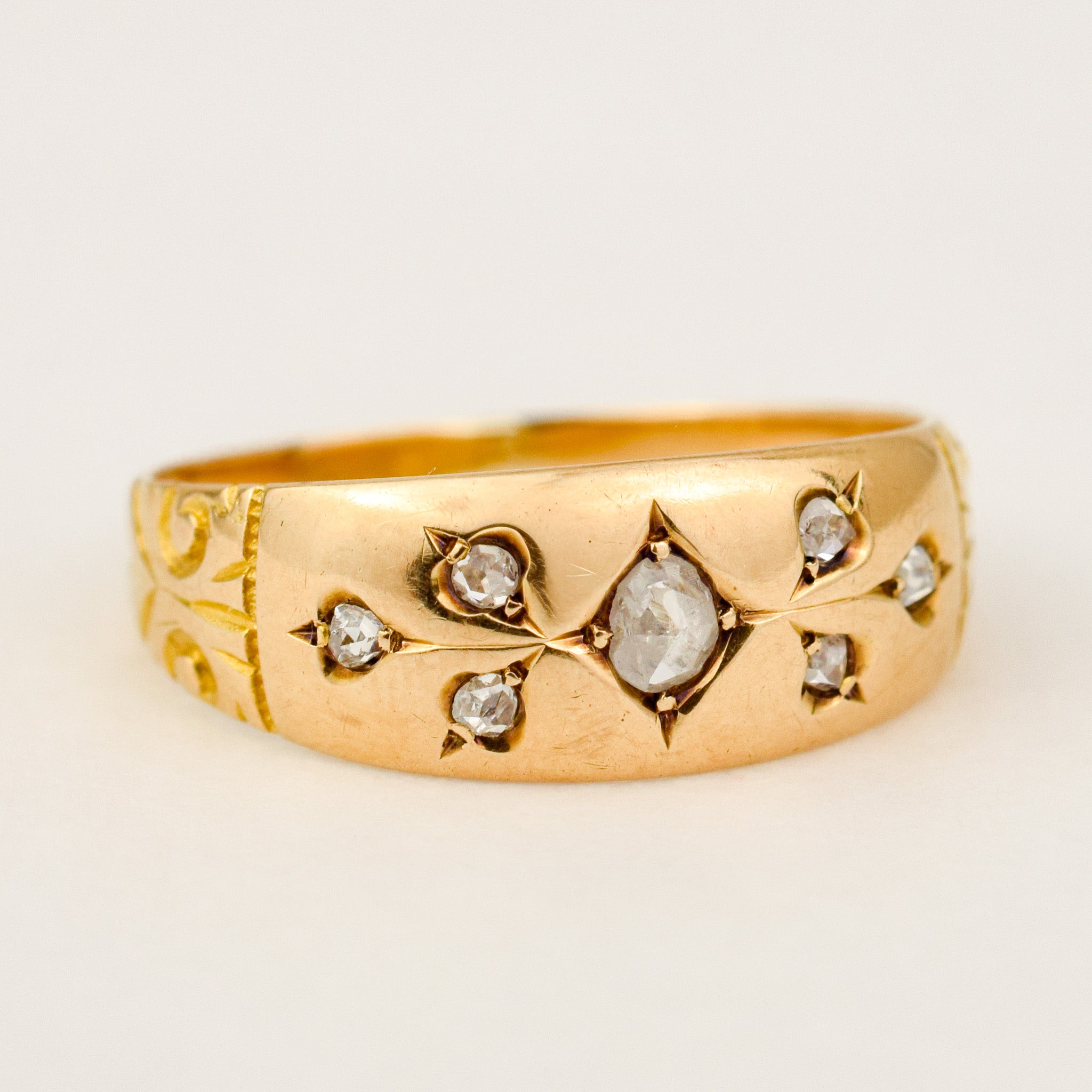 Antique Rose Cut Diamond Ring