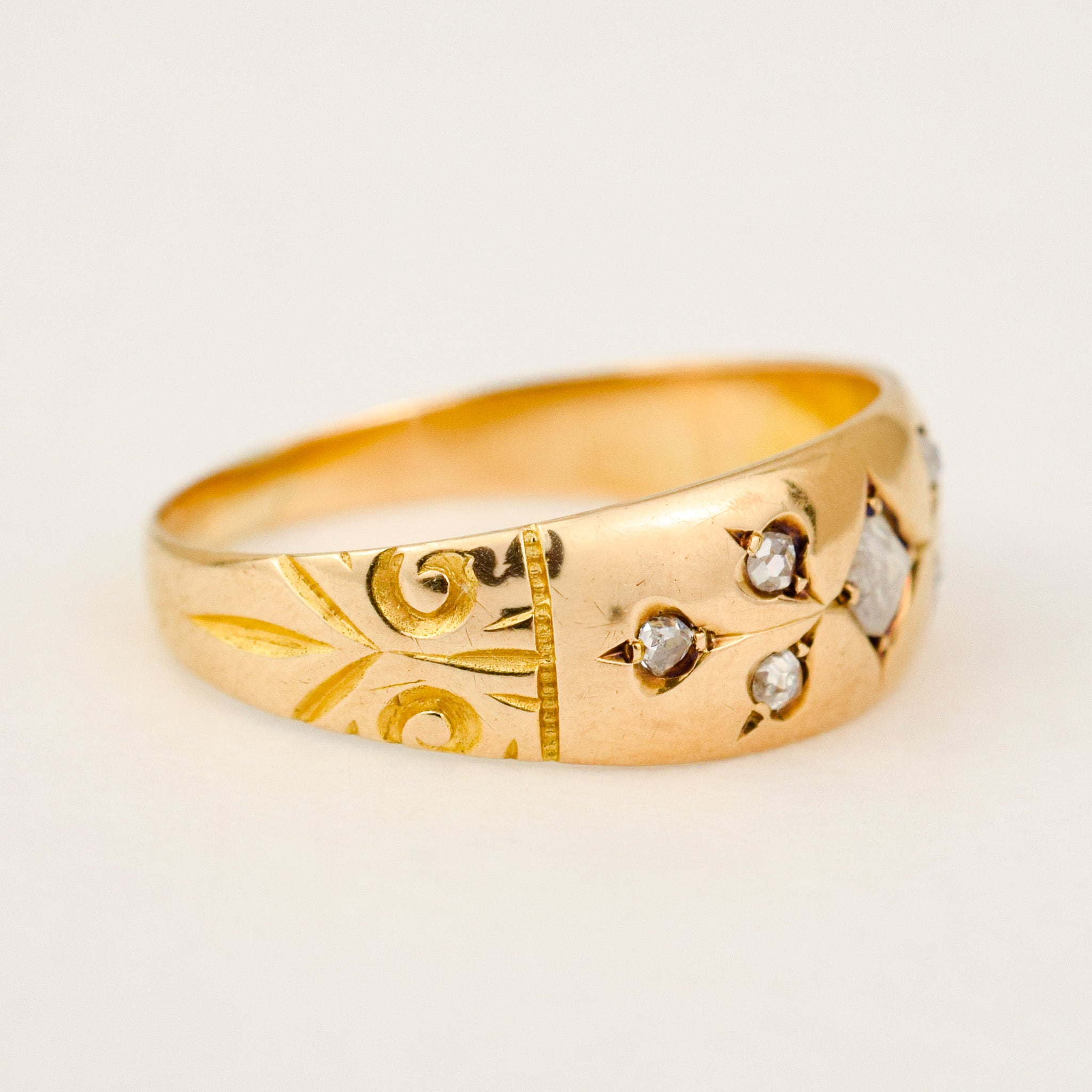 Antique Rose Cut Diamond Ring