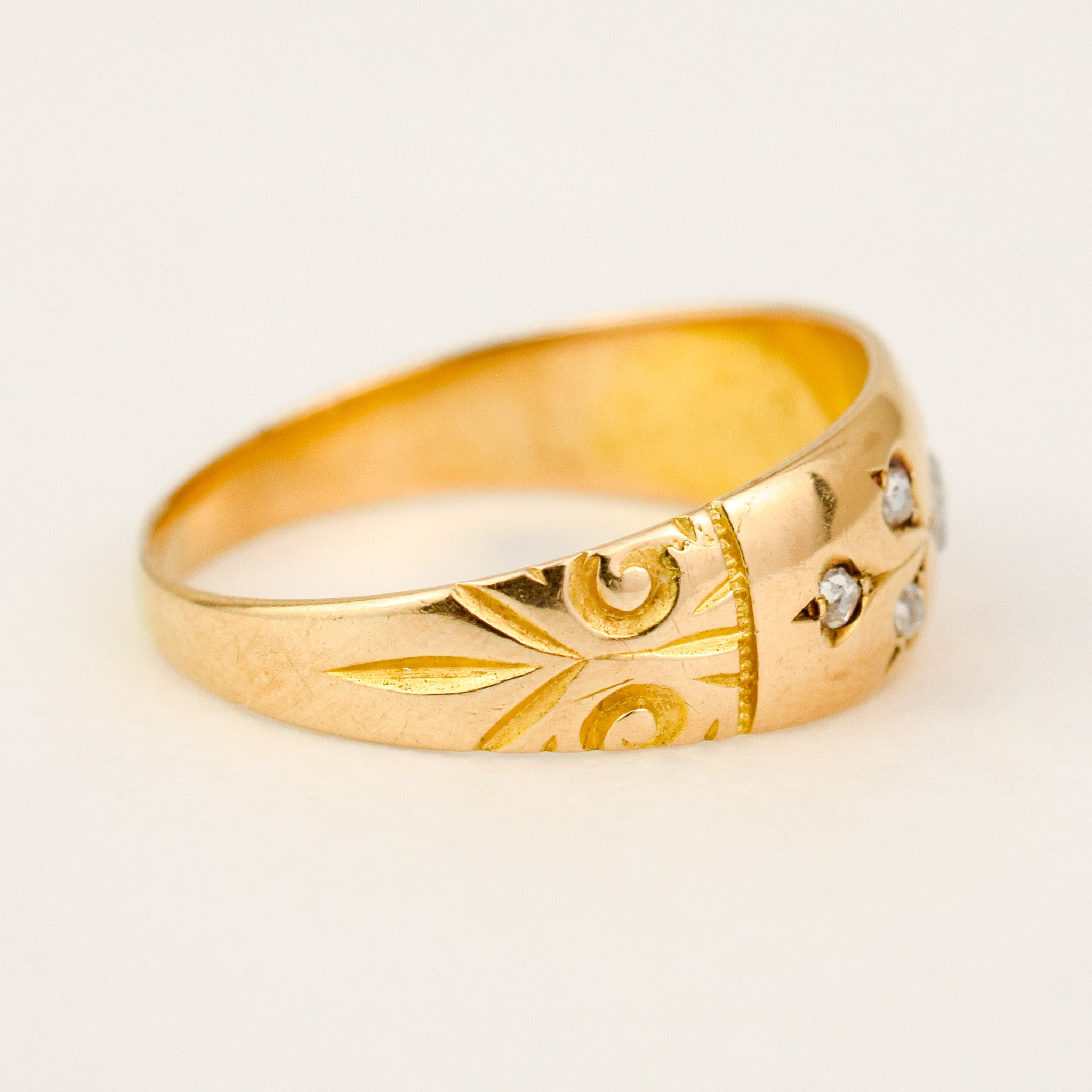 Antique Rose Cut Diamond Ring