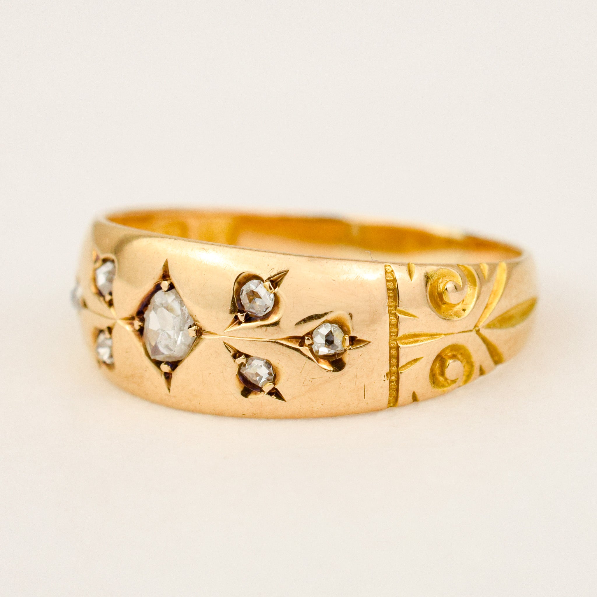 Antique Rose Cut Diamond Ring