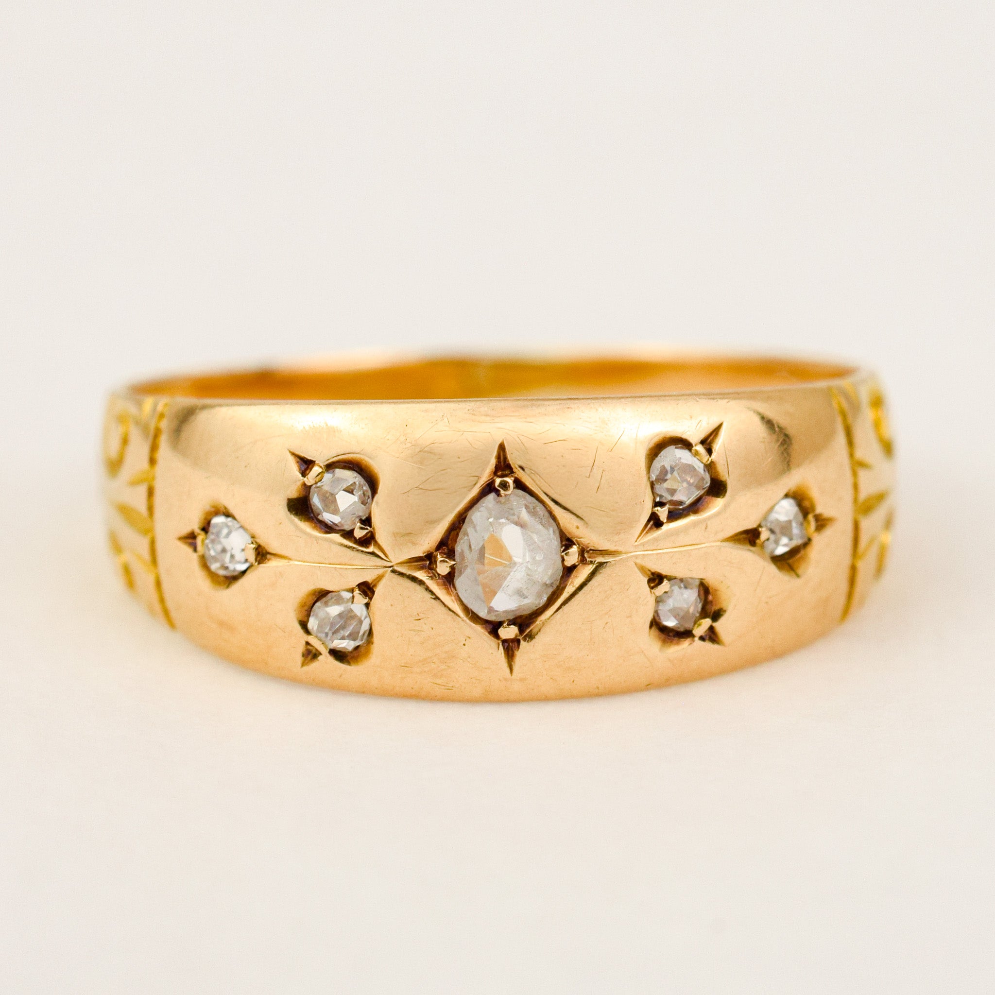 Antique Rose Cut Diamond Ring