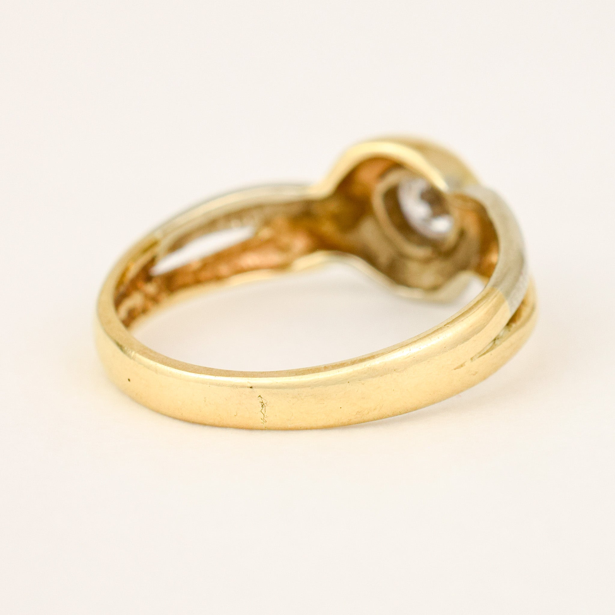 Bezel Set Diamond Ring
