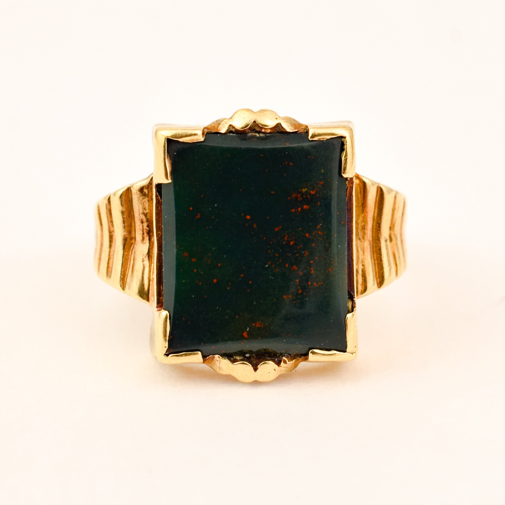 Bloodstone Signet Ring