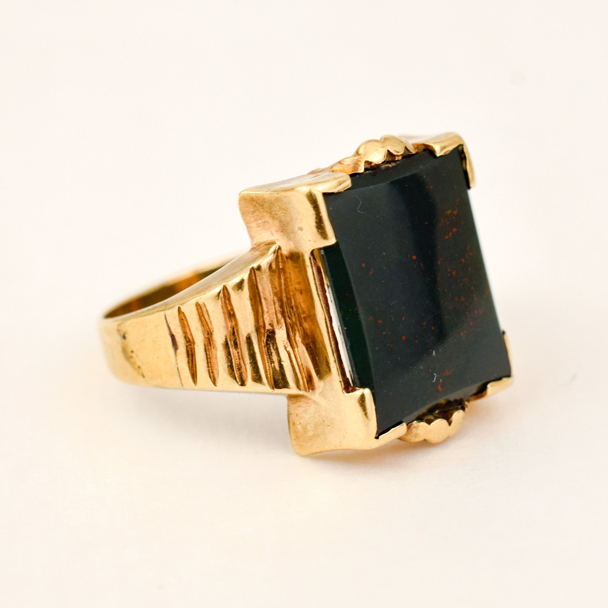 Bloodstone Signet Ring