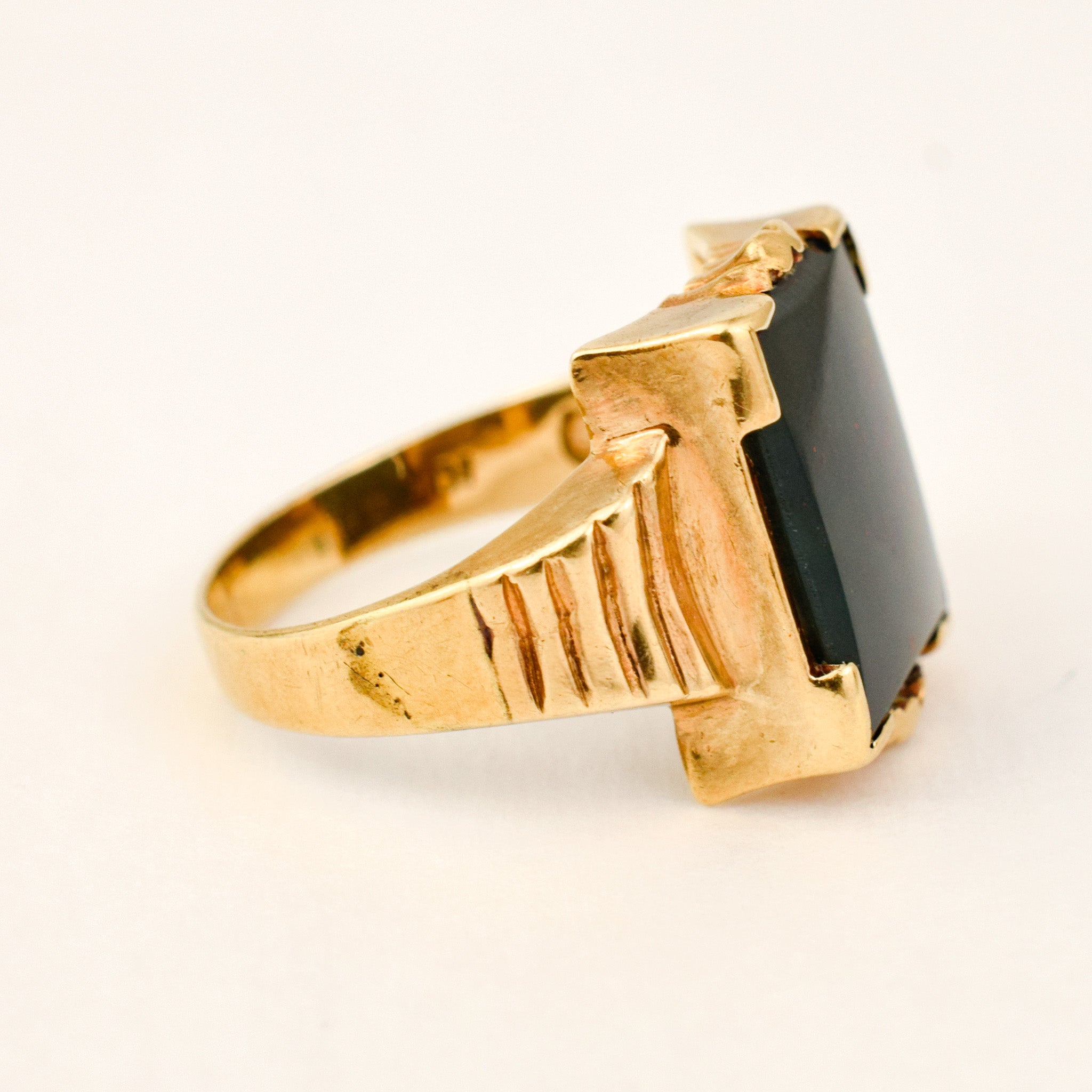 Bloodstone Signet Ring