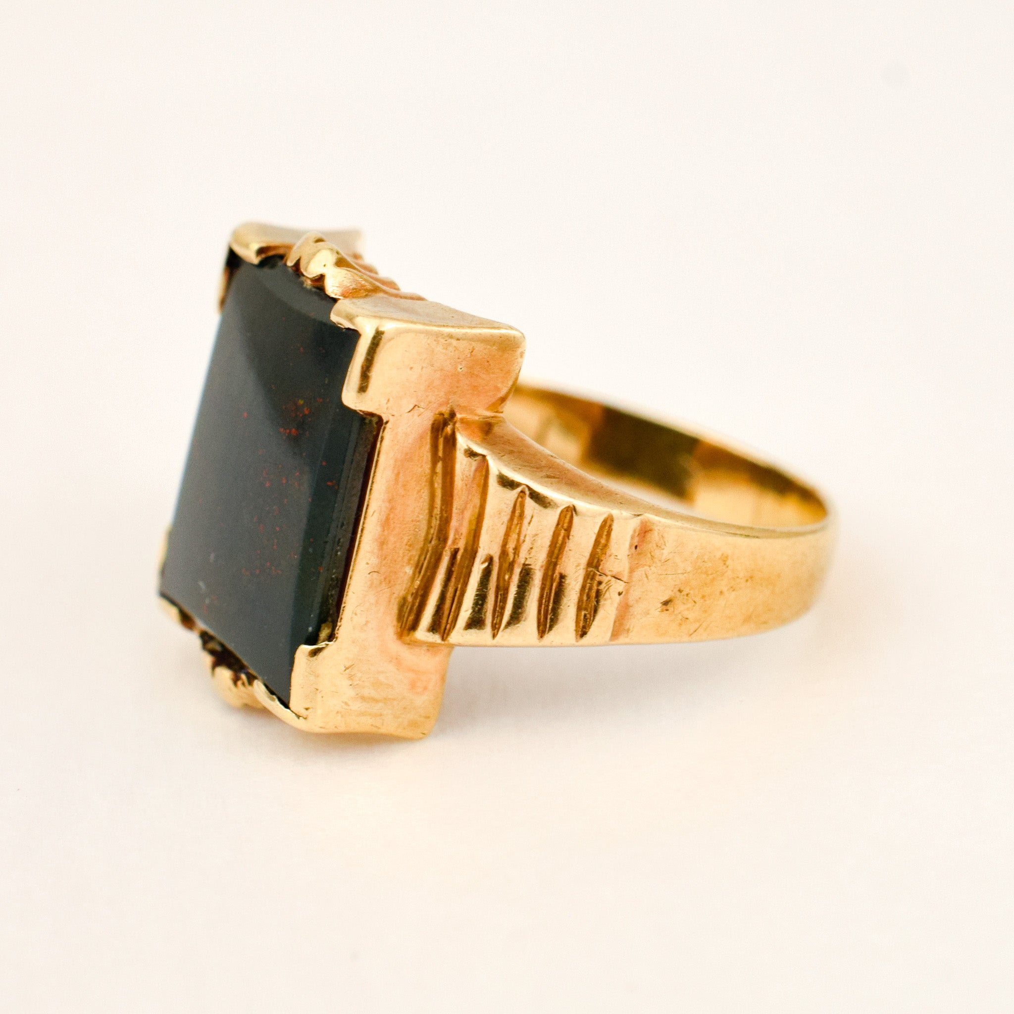 Bloodstone Signet Ring
