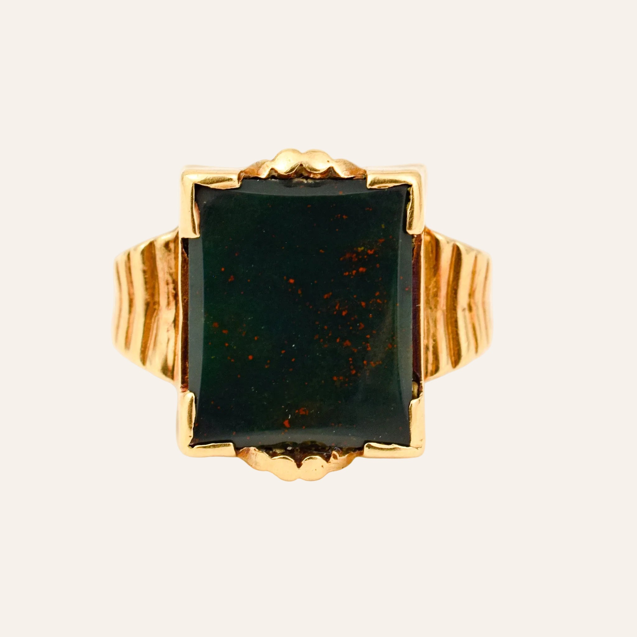 Bloodstone Signet Ring