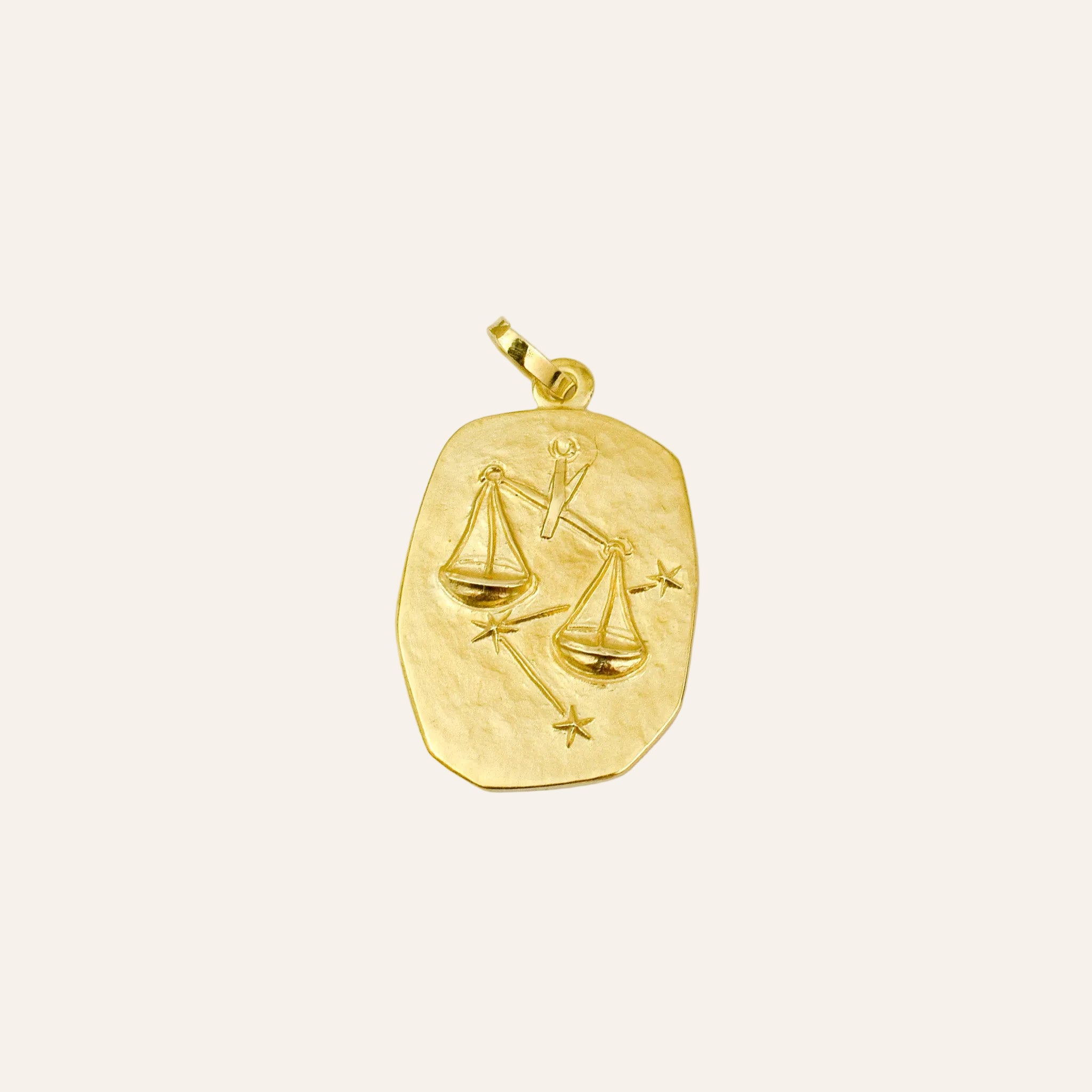 Organic Libra Zodiac Charm