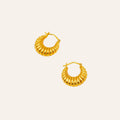 19.3mm Scalloped Hoops