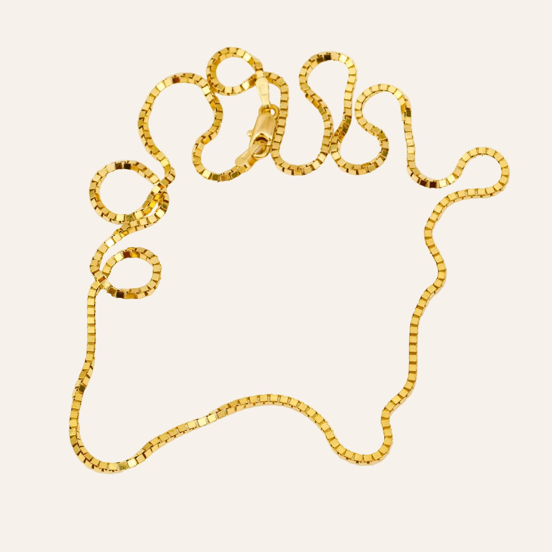 18" Box Chain Necklace