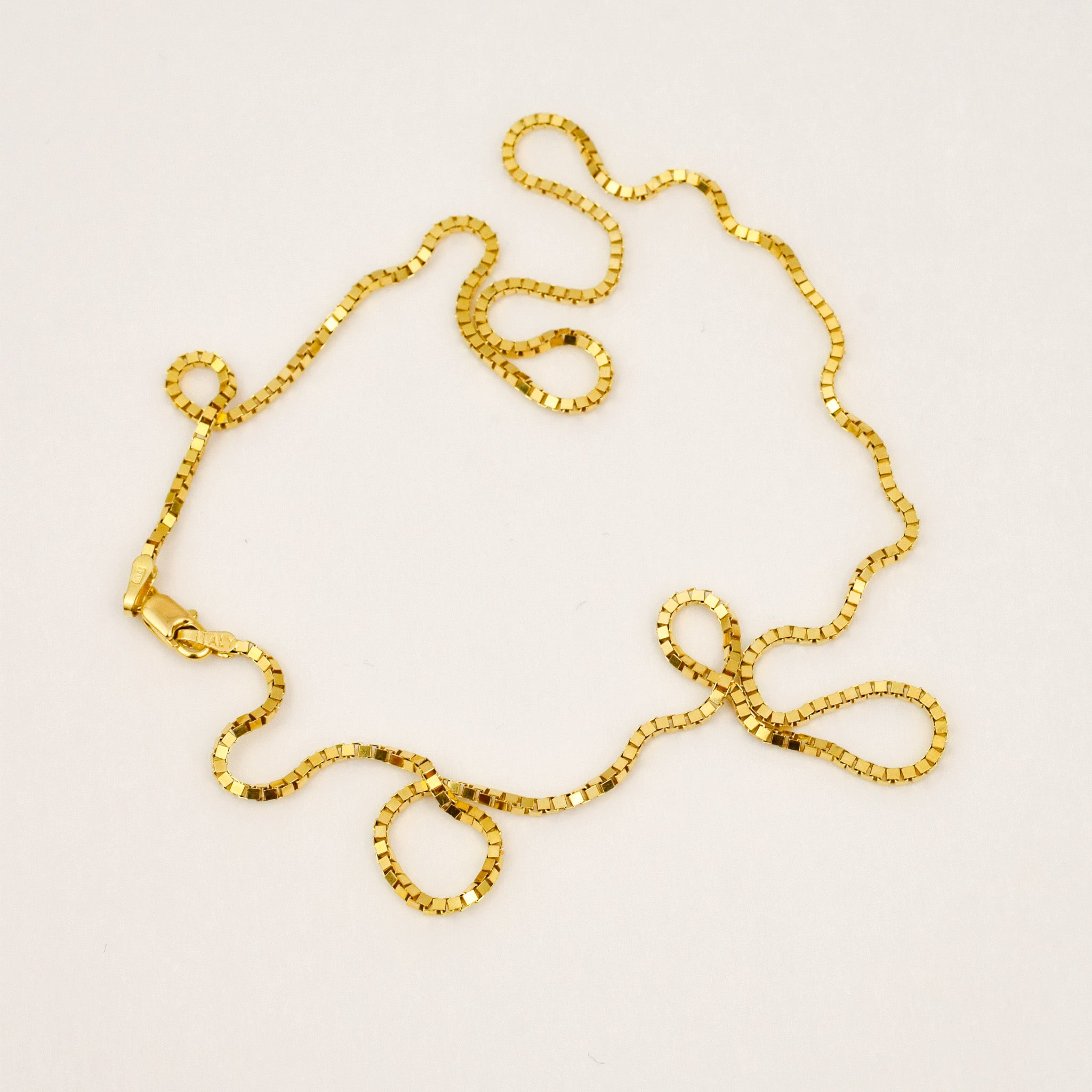 18" Box Chain Necklace