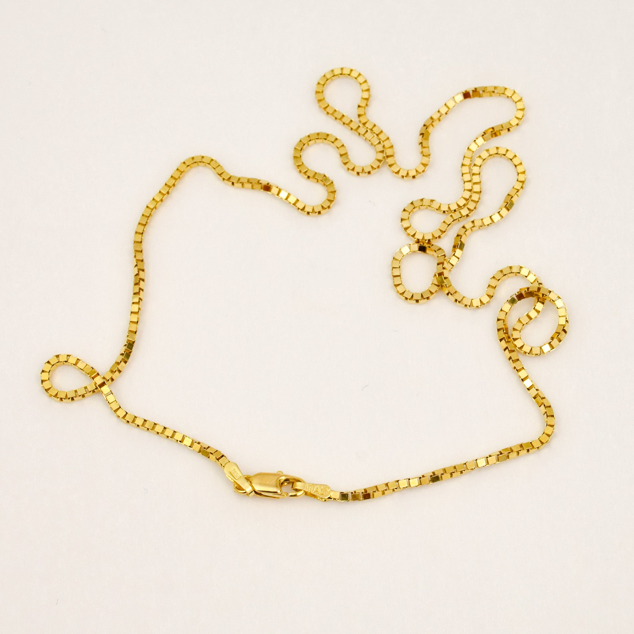 18" Box Chain Necklace
