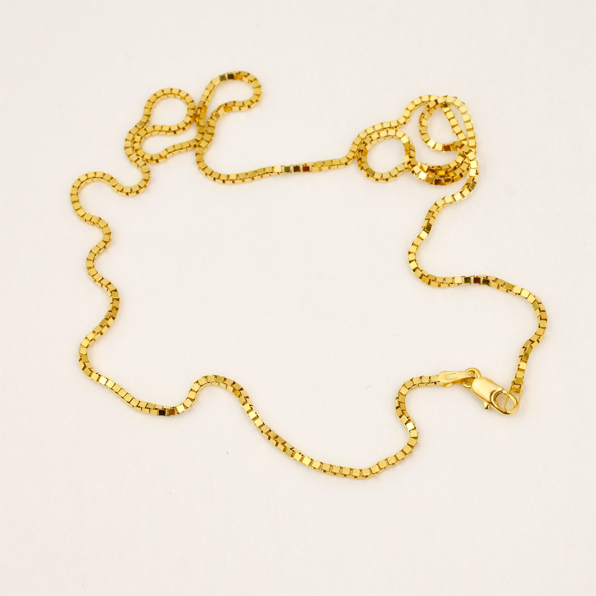 18" Box Chain Necklace