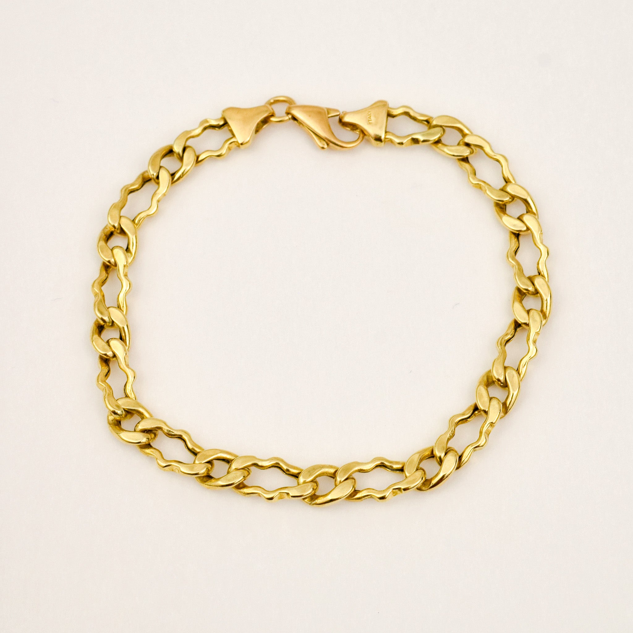 7.5" Sculptural Curb Bracelet