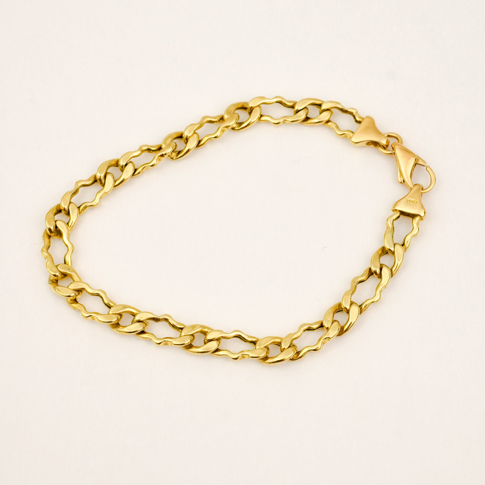 7.5" Sculptural Curb Bracelet