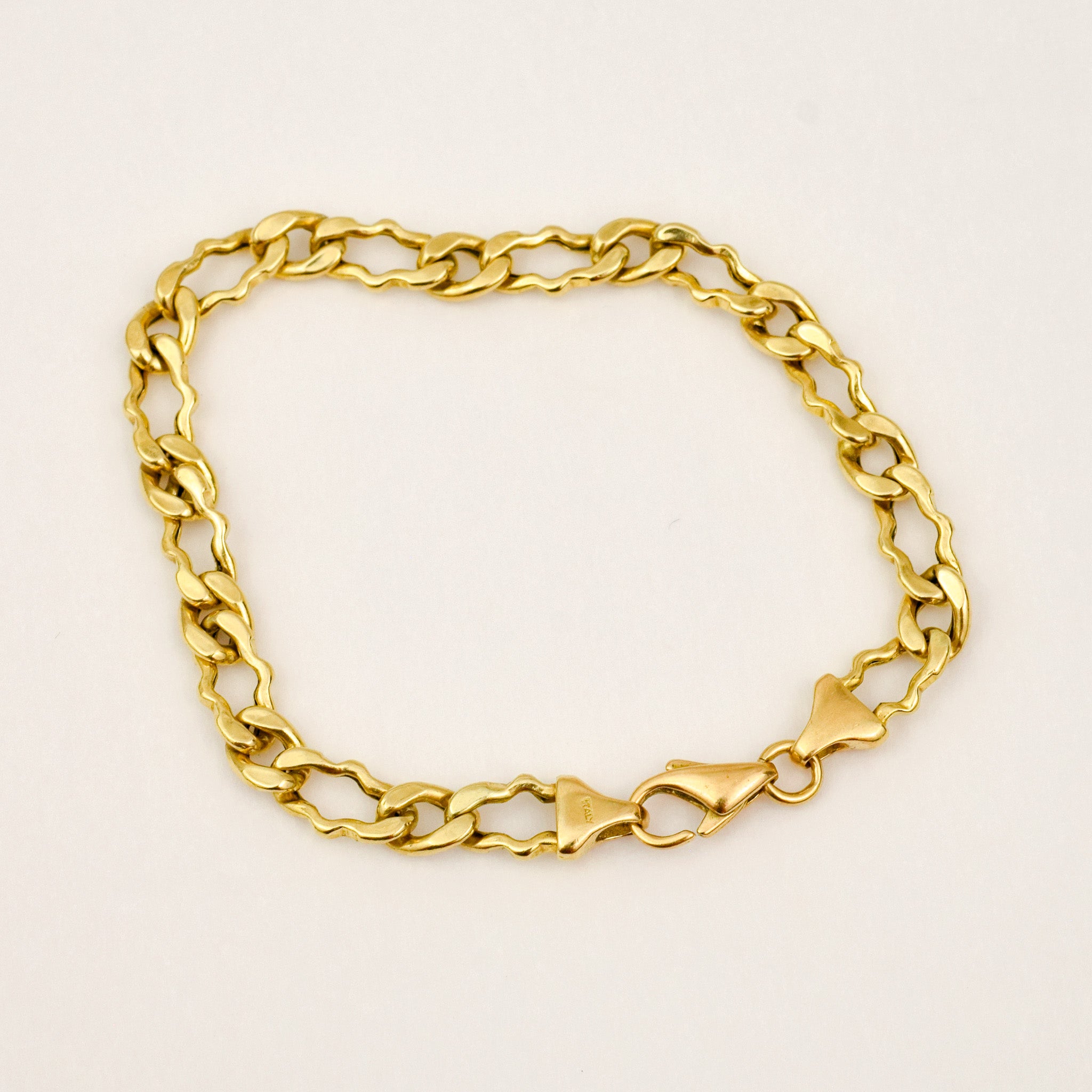 7.5" Sculptural Curb Bracelet
