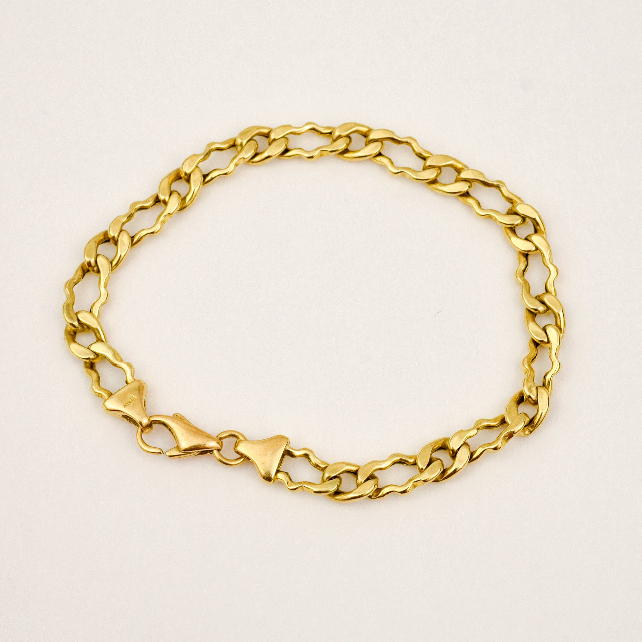 7.5" Sculptural Curb Bracelet