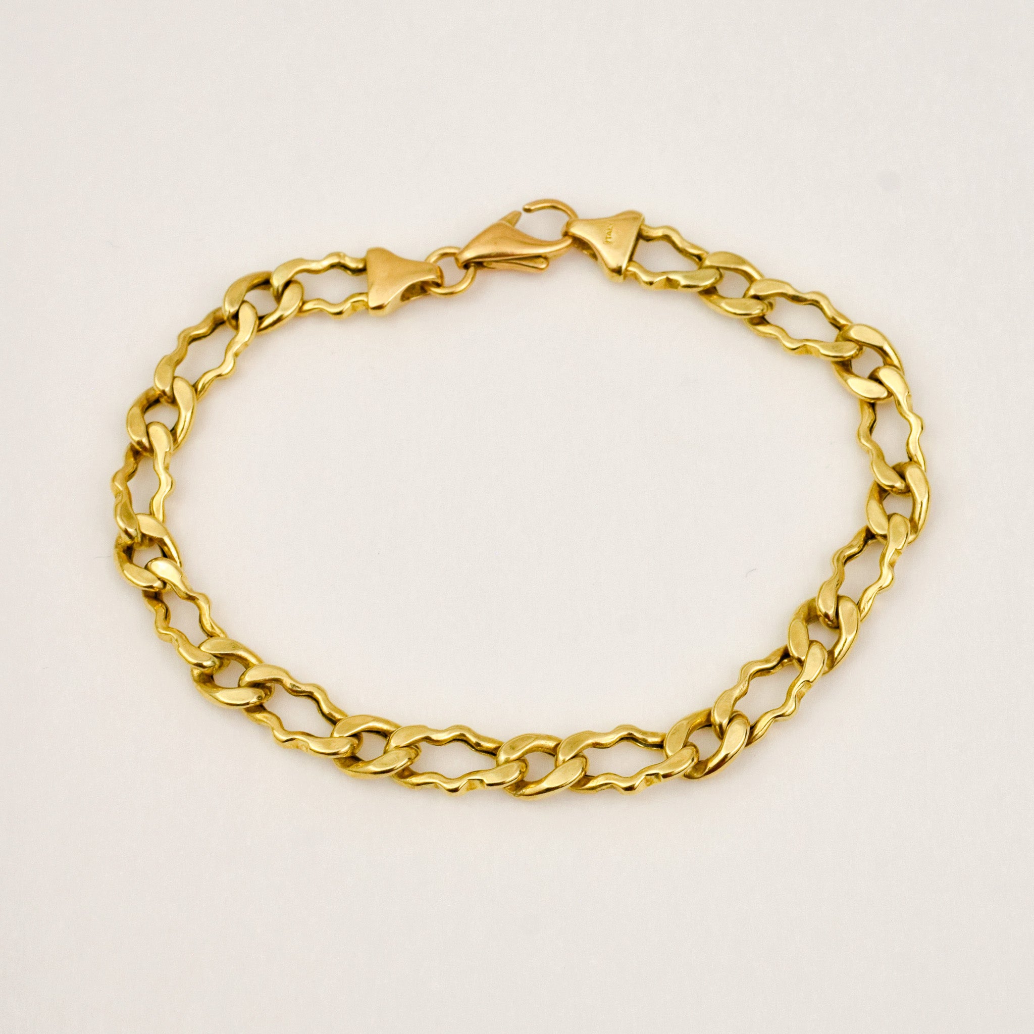 7.5" Sculptural Curb Bracelet