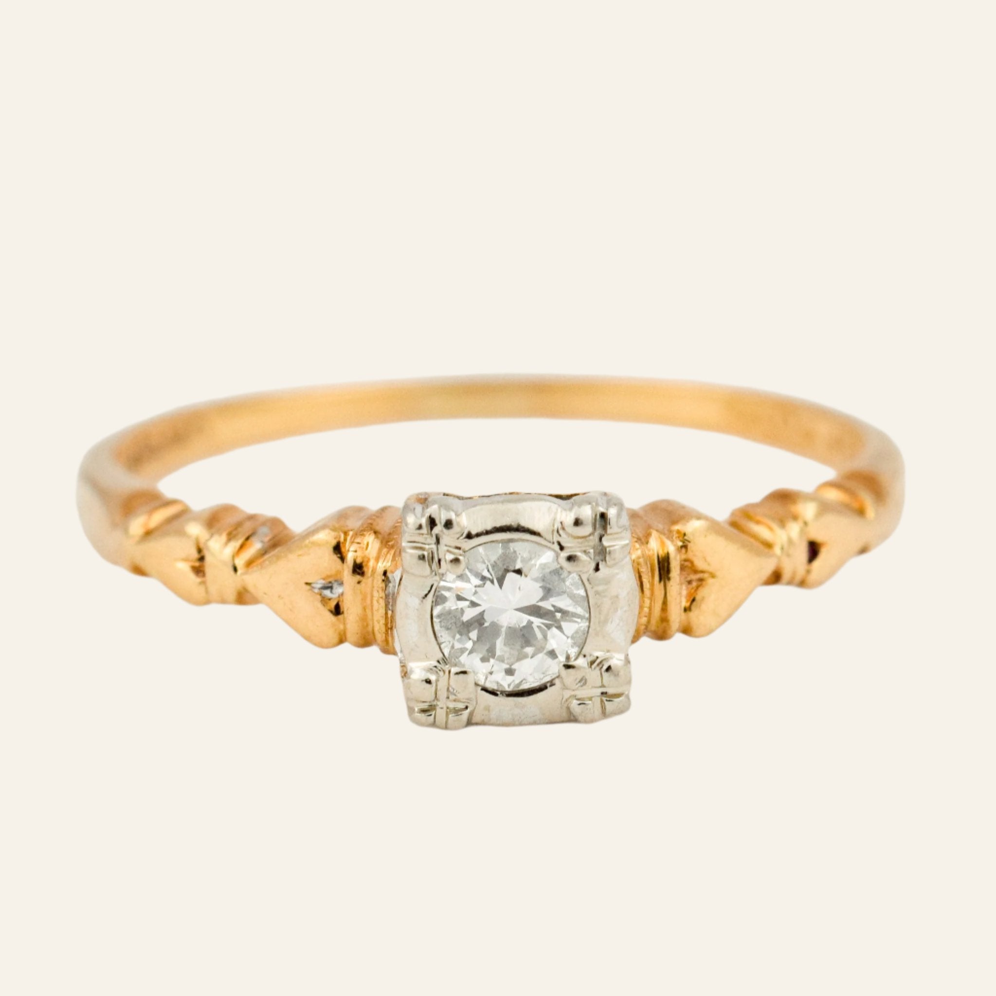 Antique Romantic Engagement Ring