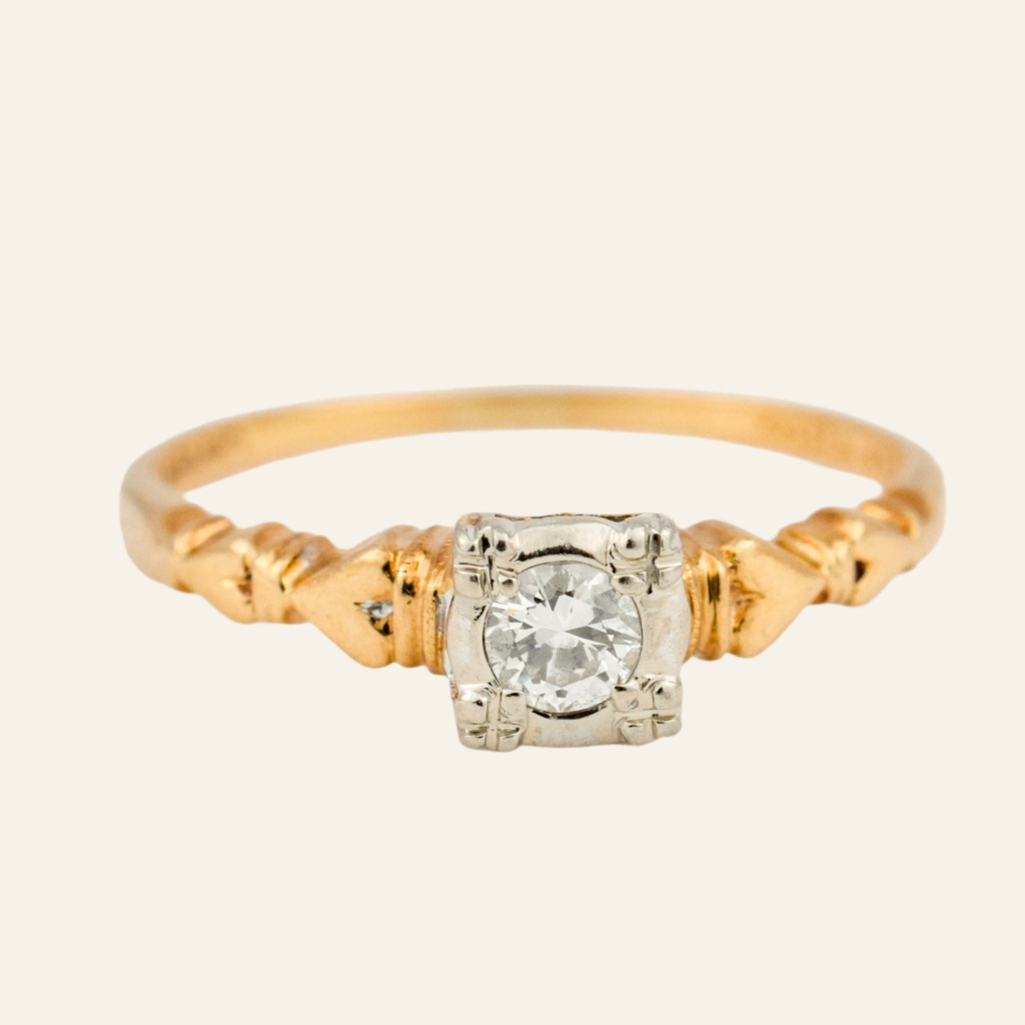 Antique Romantic Engagement Ring