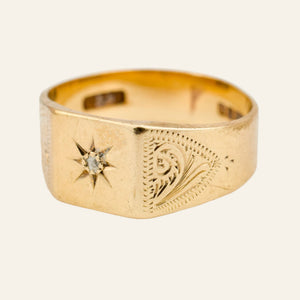 Starburst Signet Ring