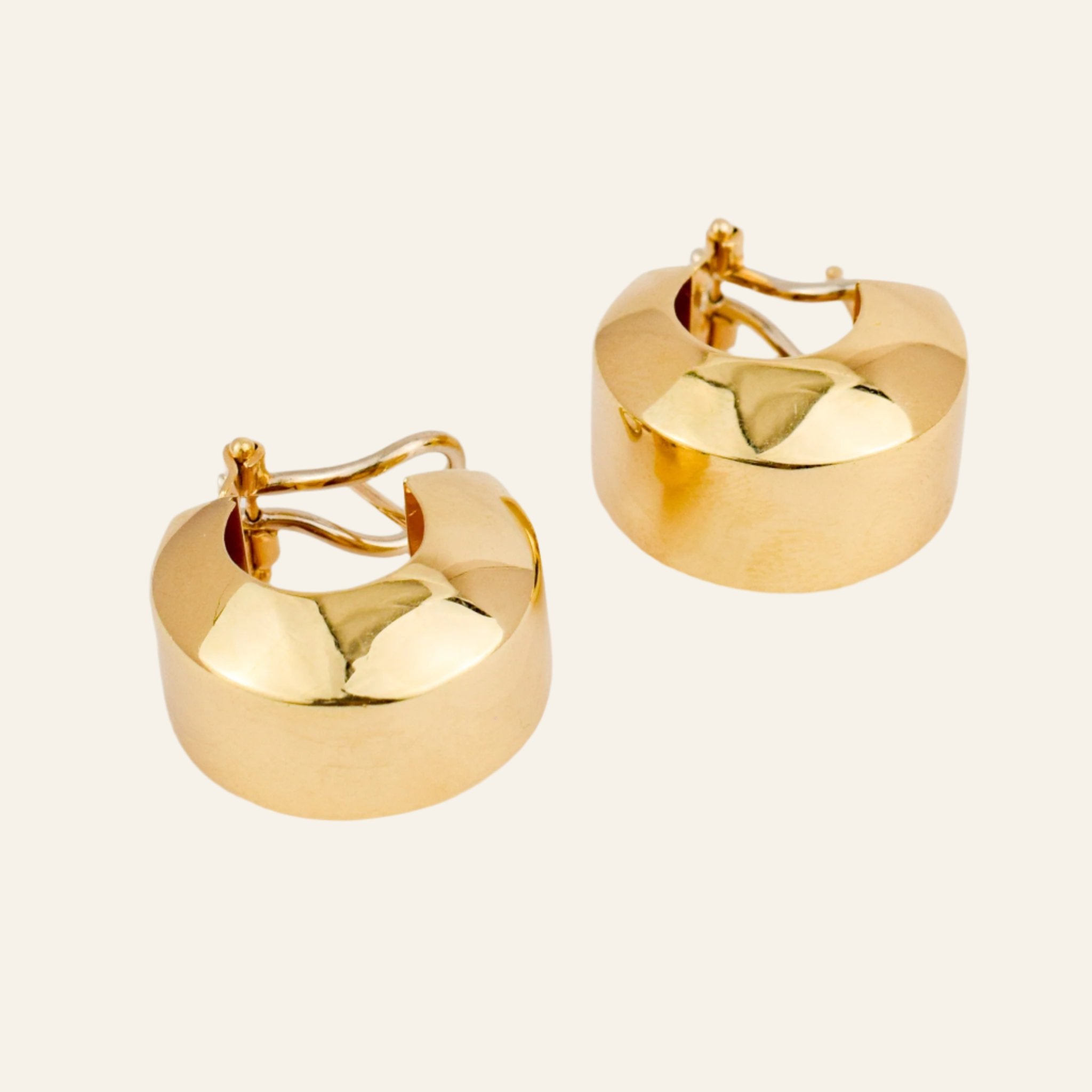 22.2 mm Chunky Gold Hoops