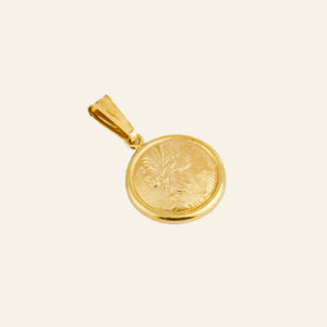 Gold Cameo Charm