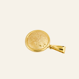 Gold Cameo Charm