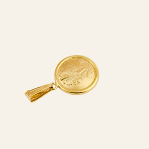 Gold Cameo Charm