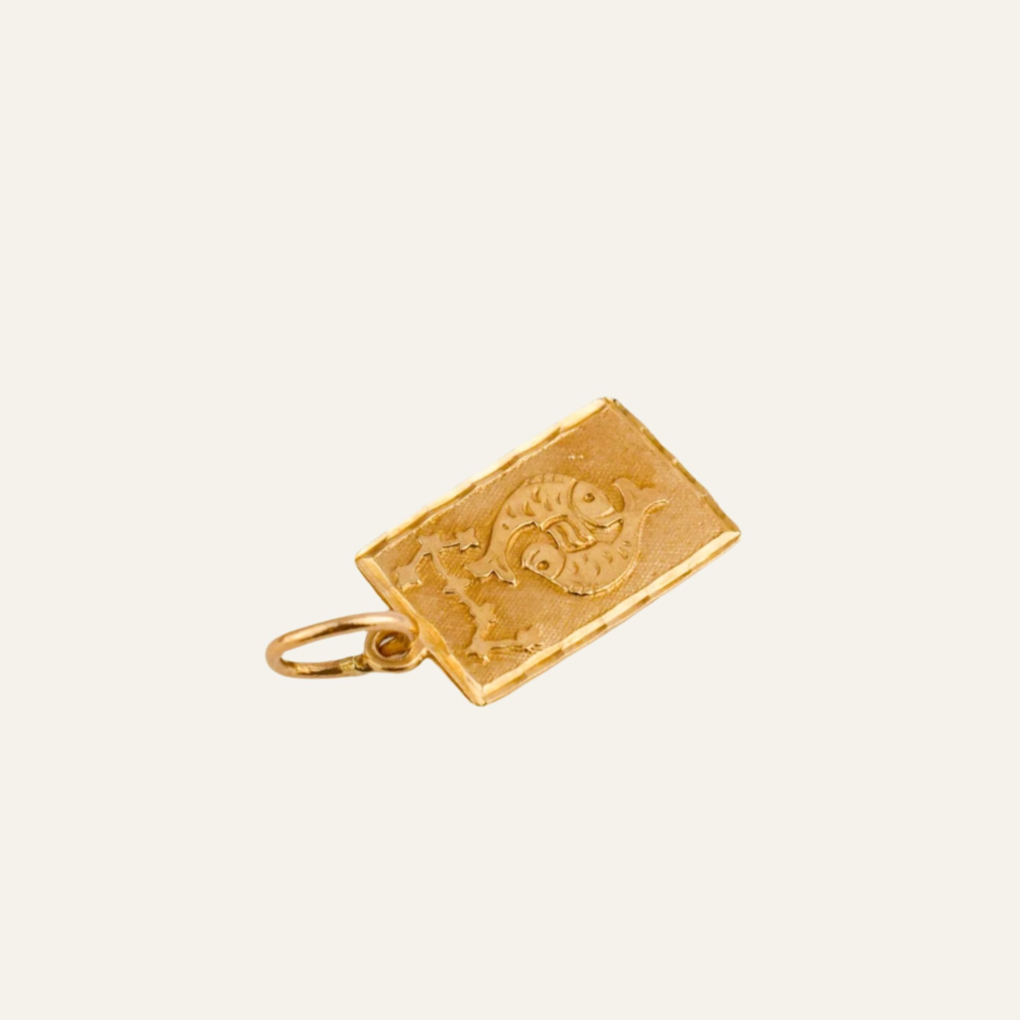 Pisces Rectangular Charm