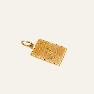 Pisces Rectangular Charm