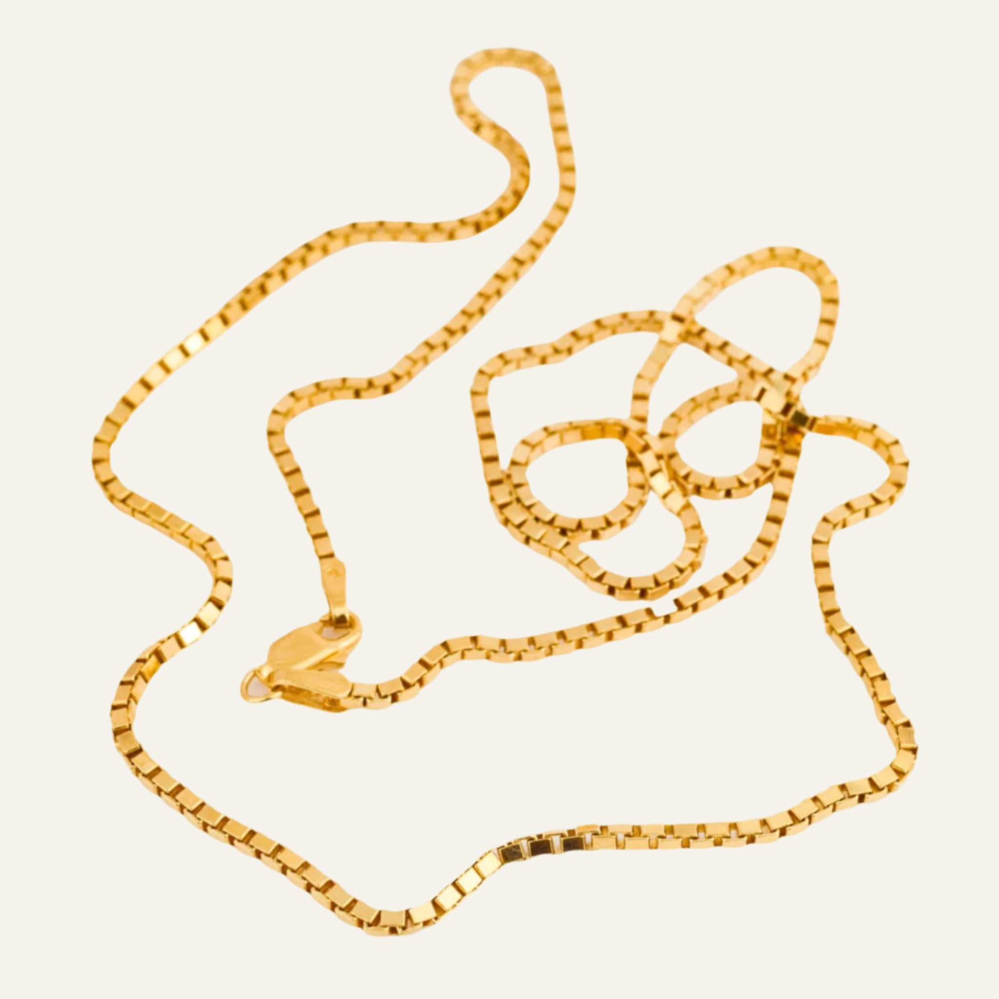 20.5" Box Chain Necklace