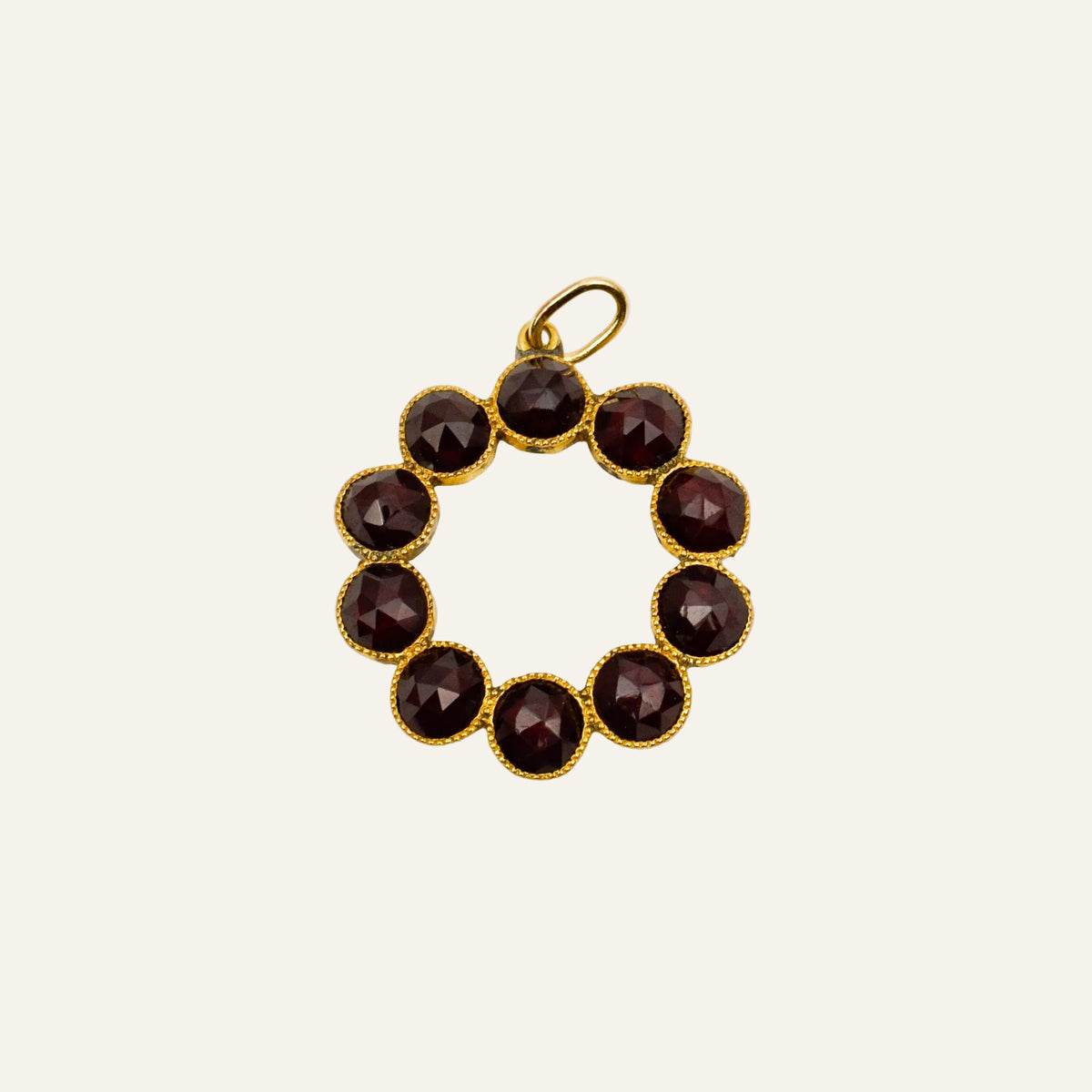 Garnet Keepsake Locket