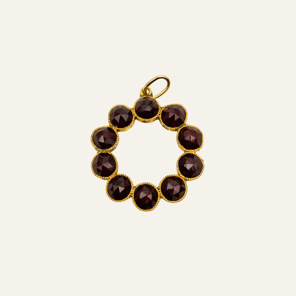 Garnet Keepsake Locket