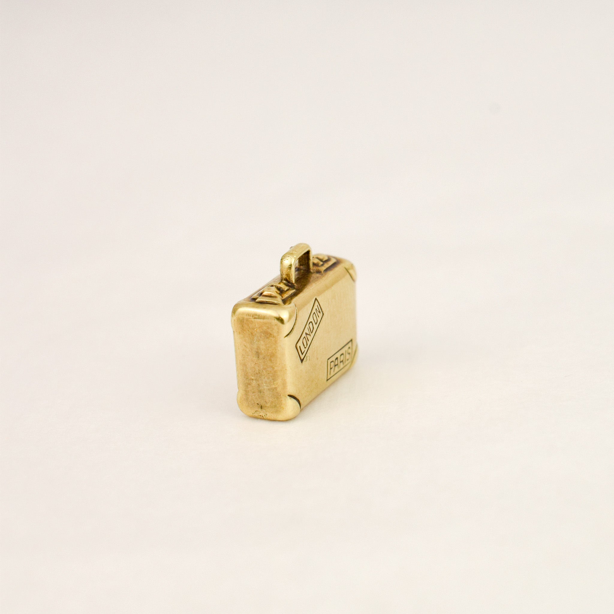 London & Paris Suitcase Travel Charm