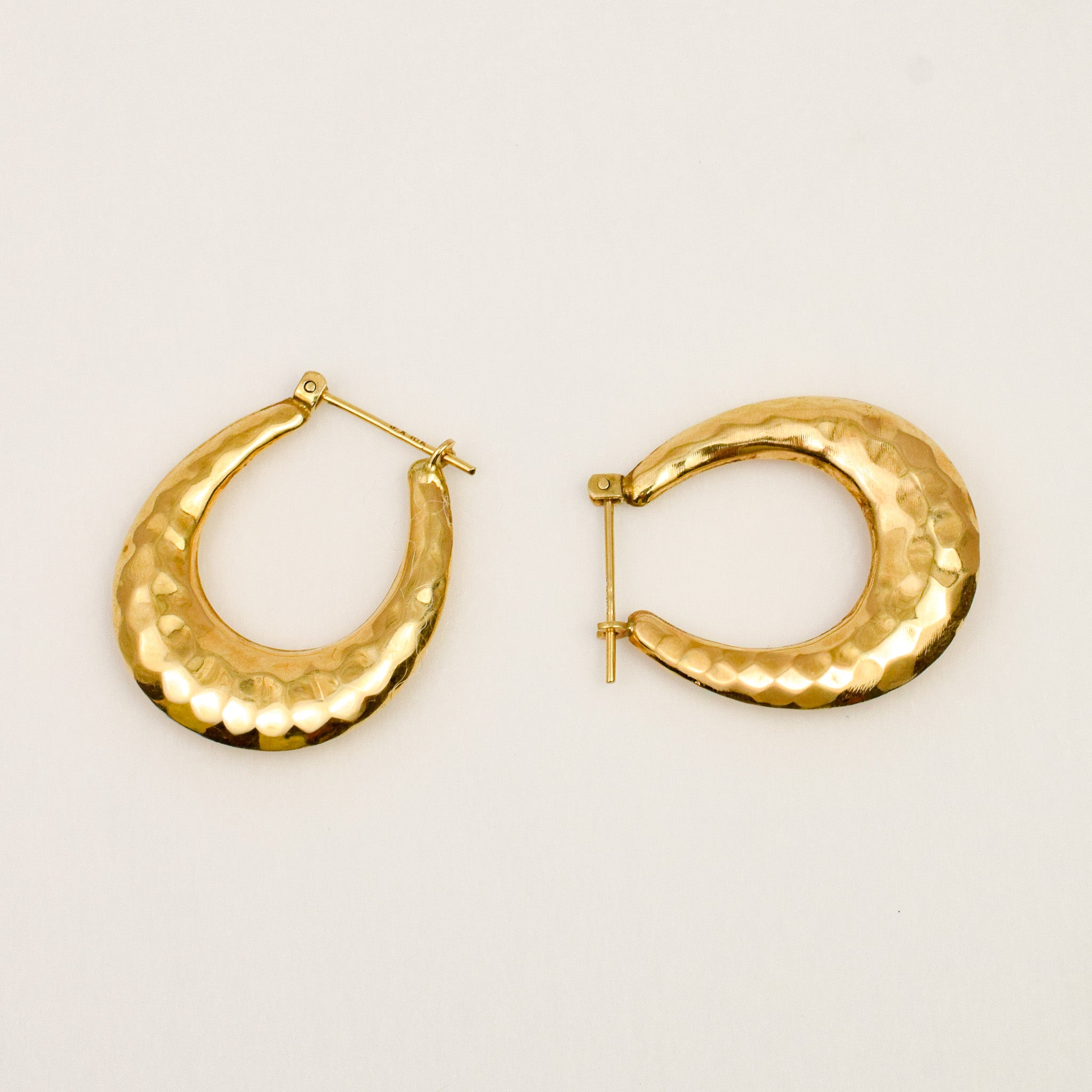 26.3mm Hammered Hoops