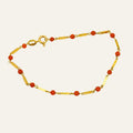 7.5" Coral Bar Bracelet