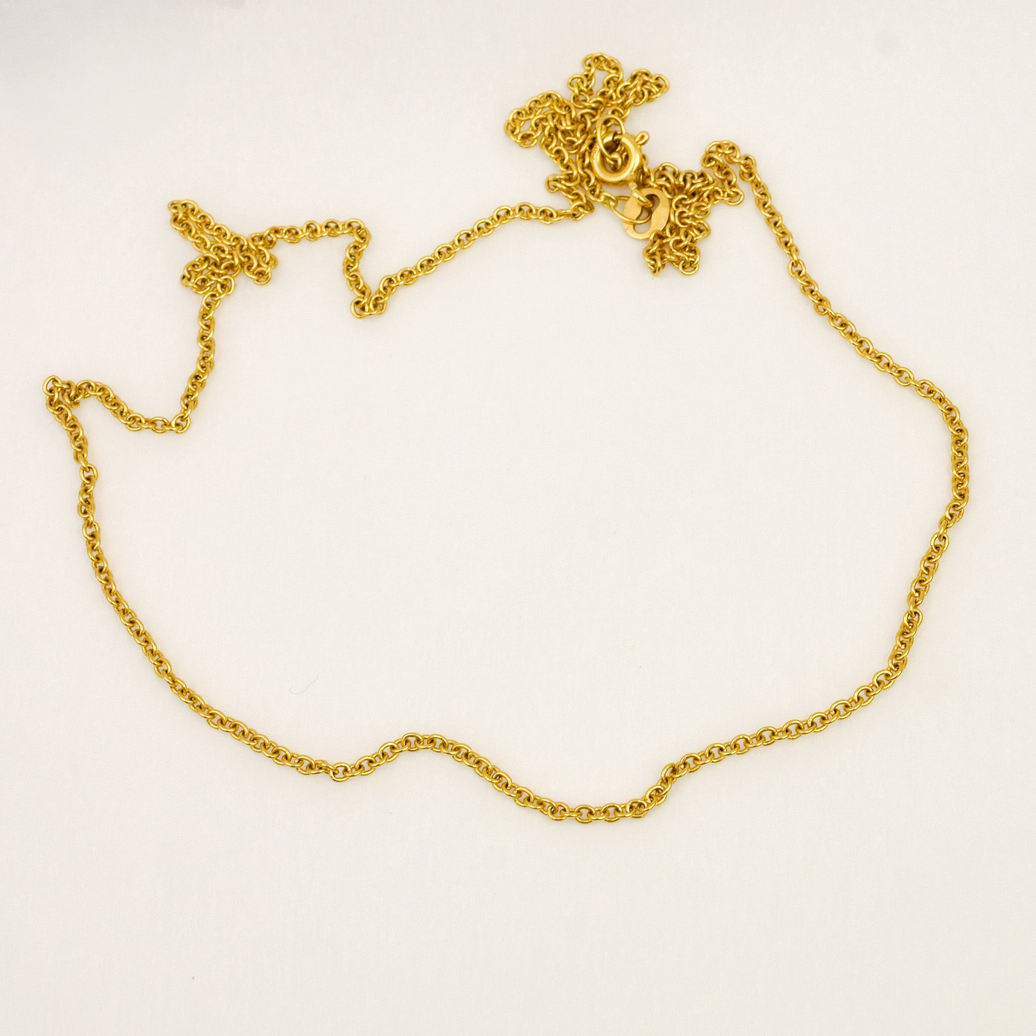 18" Dainty Rolo Chain