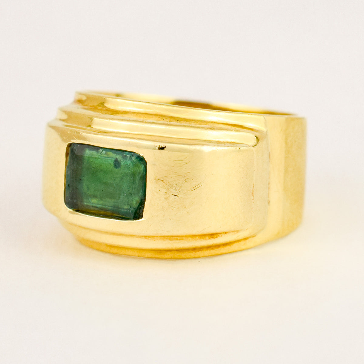 Emerald Solitaire Cigar Band