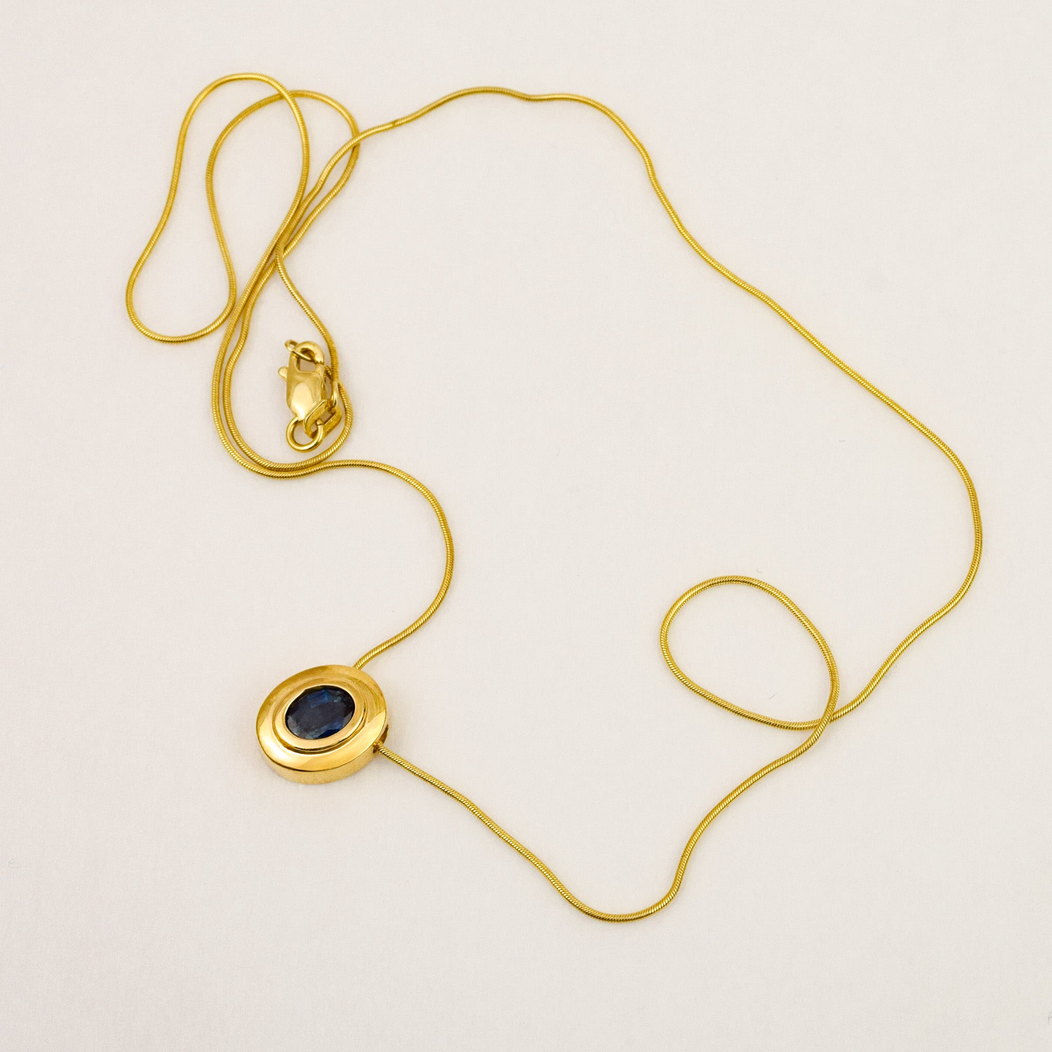 18" Sapphire Necklace
