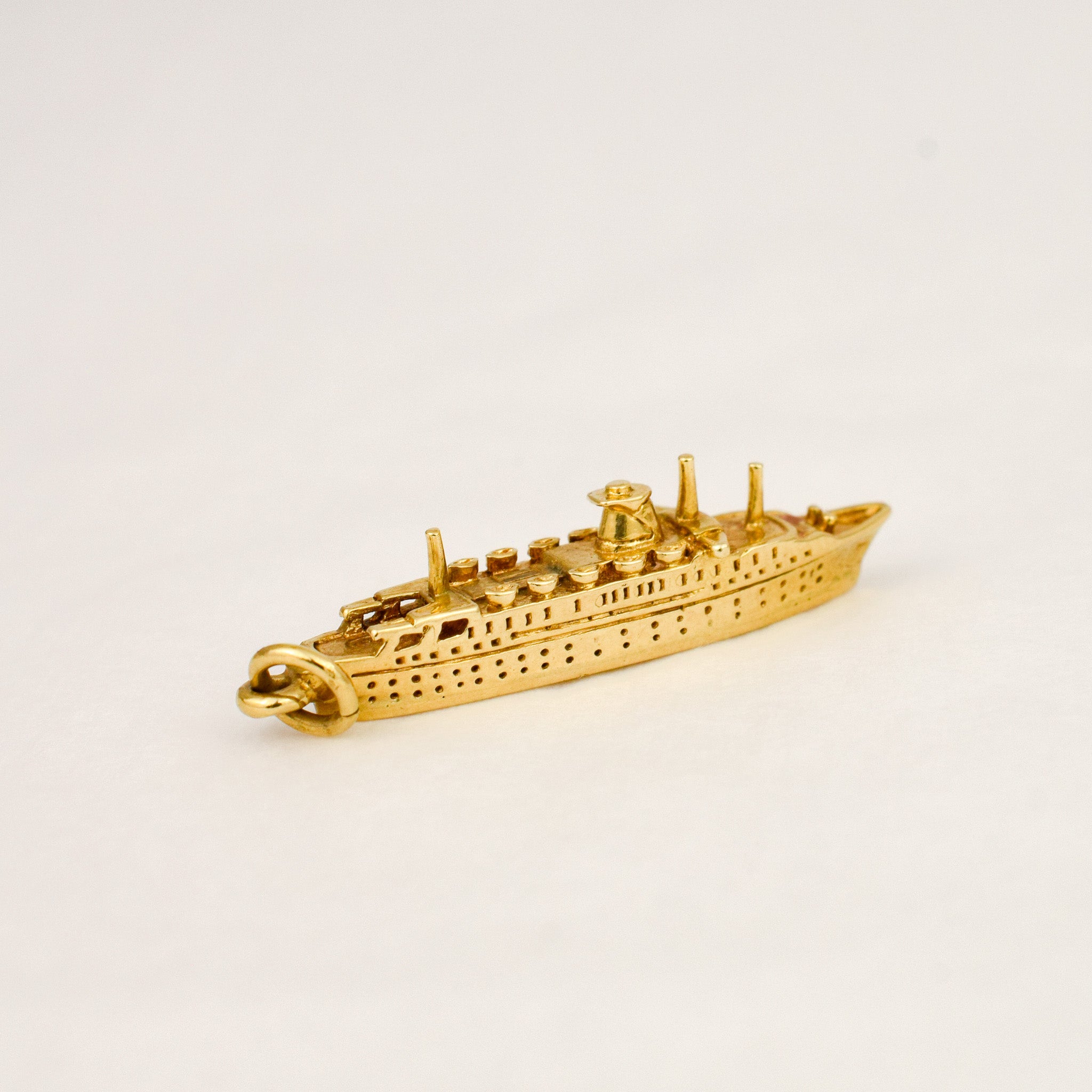 S.S. Ithaca Ocean Liner Charm