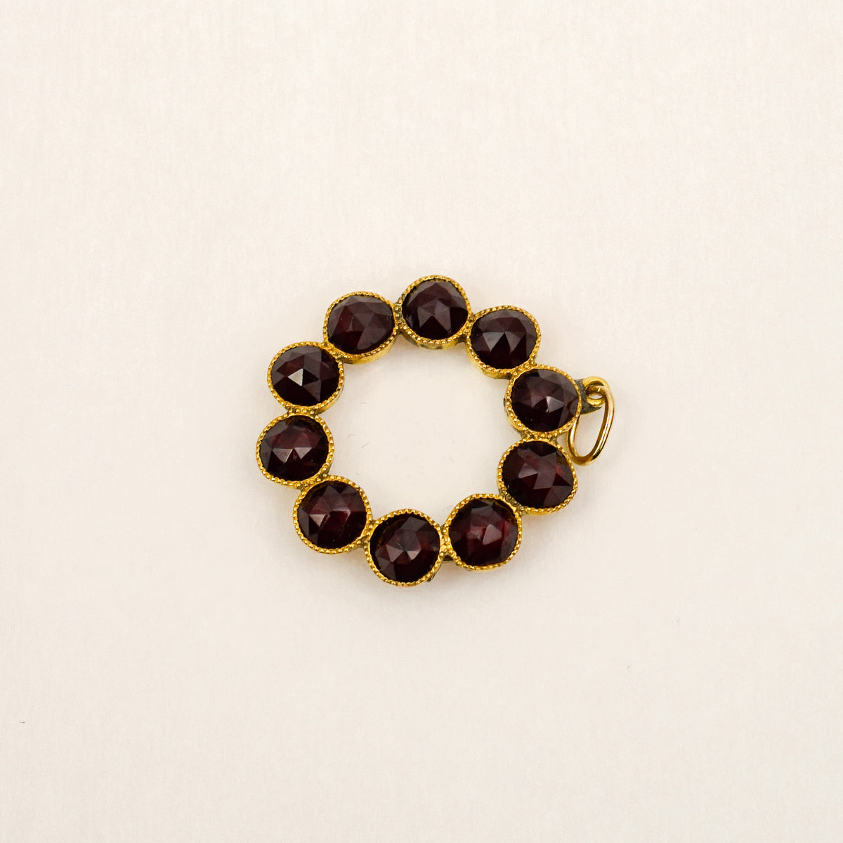 Garnet Keepsake Locket