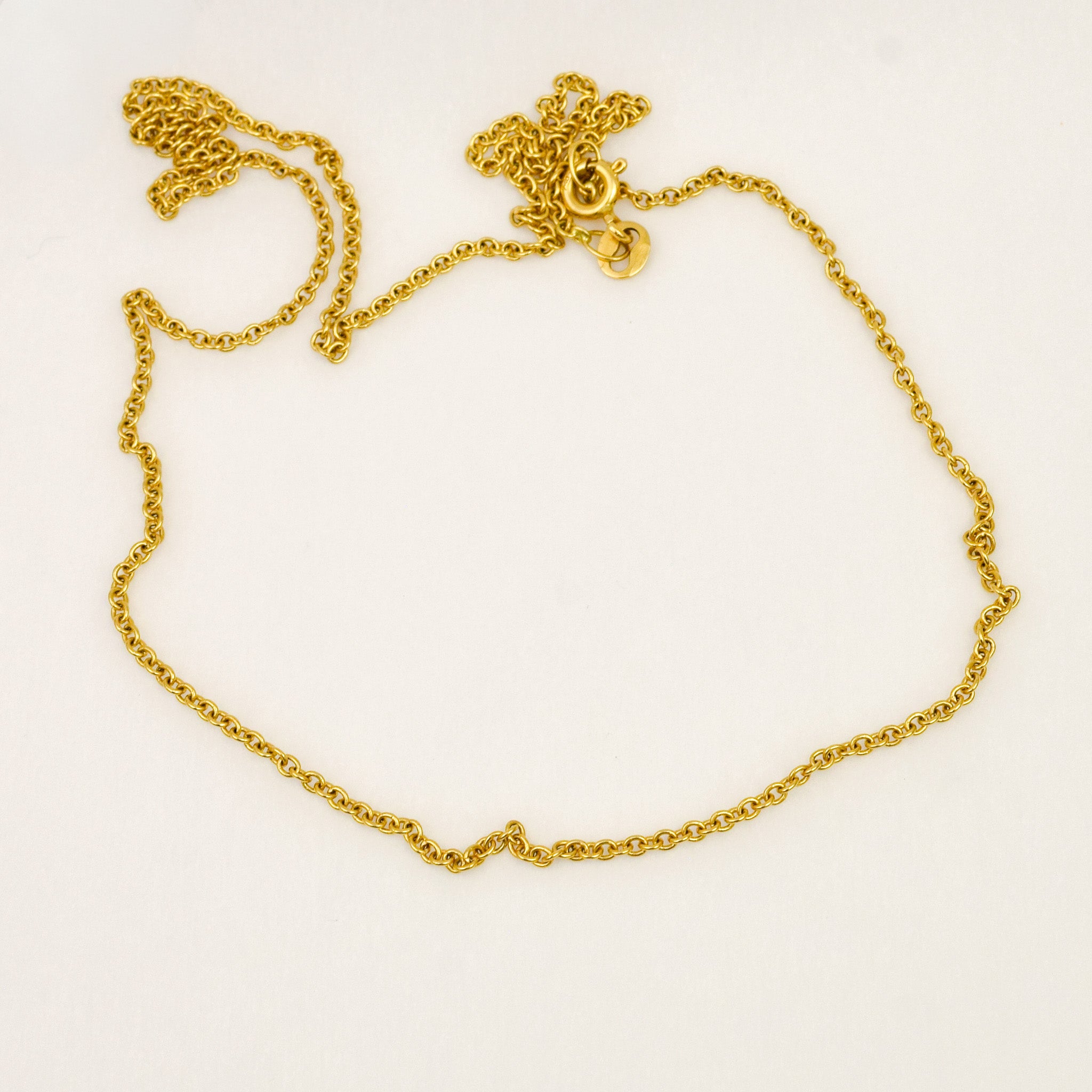 18" Dainty Rolo Chain