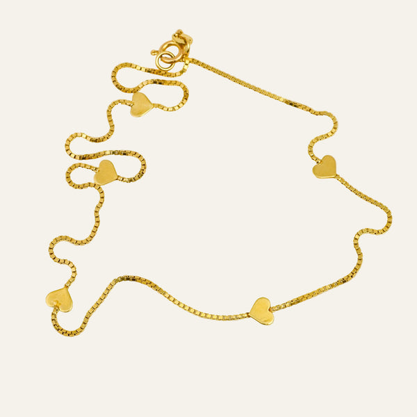 15" Stationary Heart Necklace