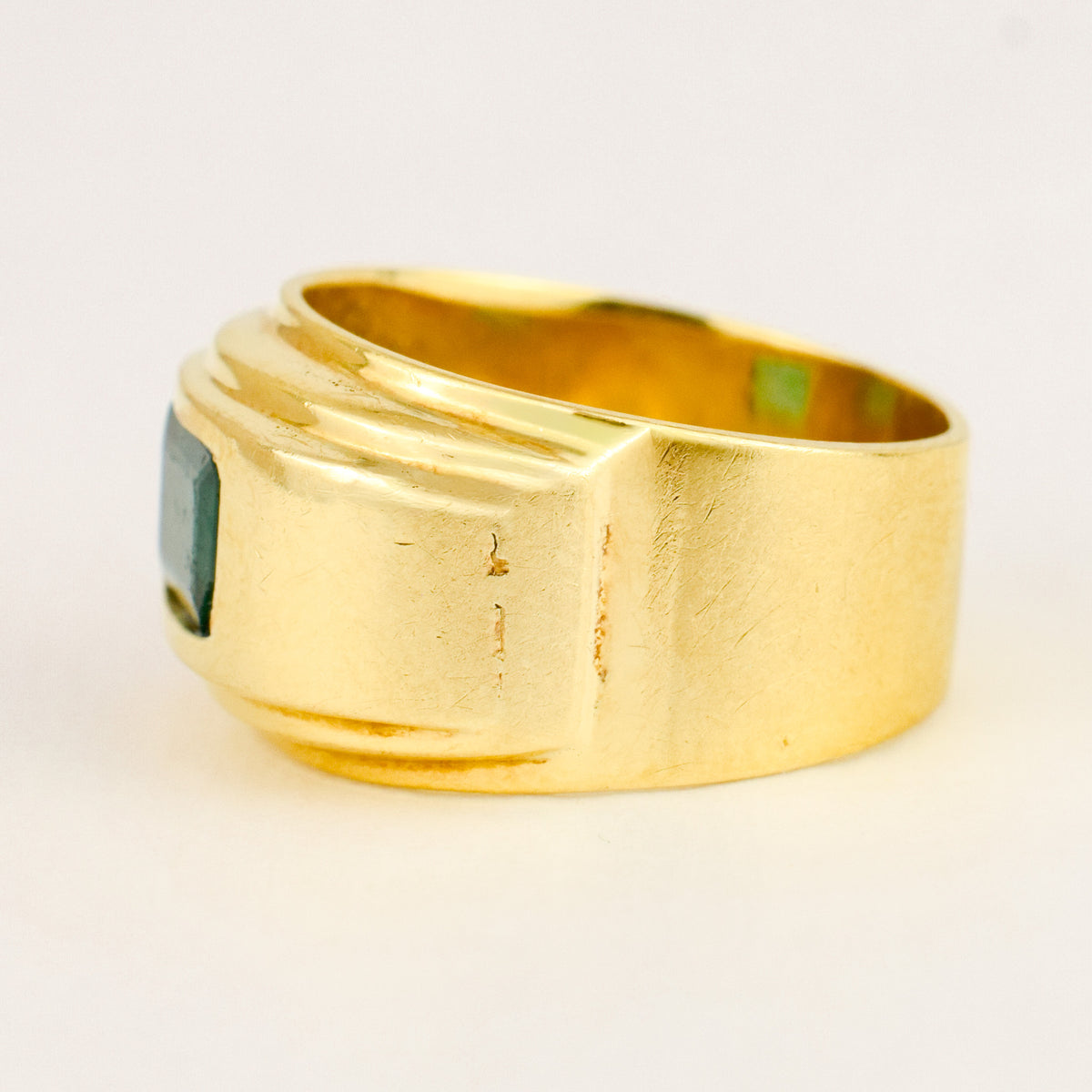 Emerald Solitaire Cigar Band