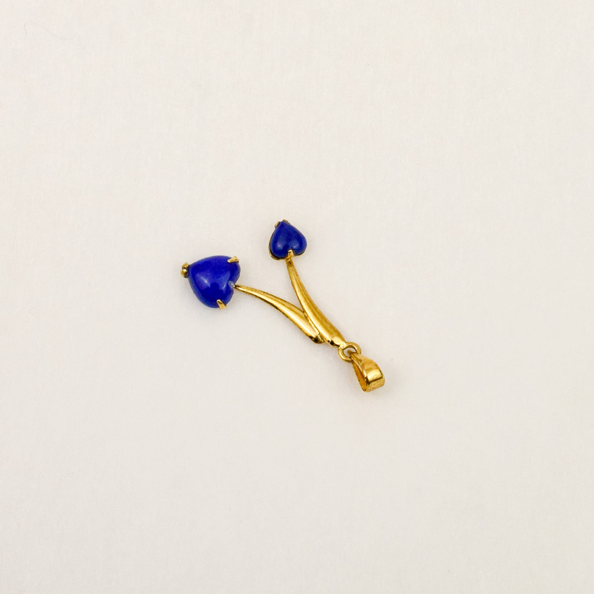 Lapis Hearts Pendant