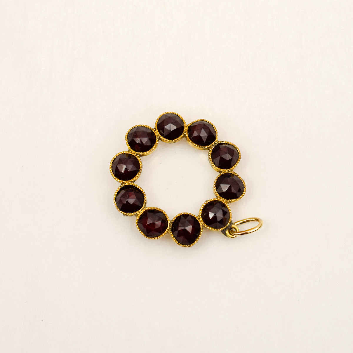 Garnet Keepsake Locket