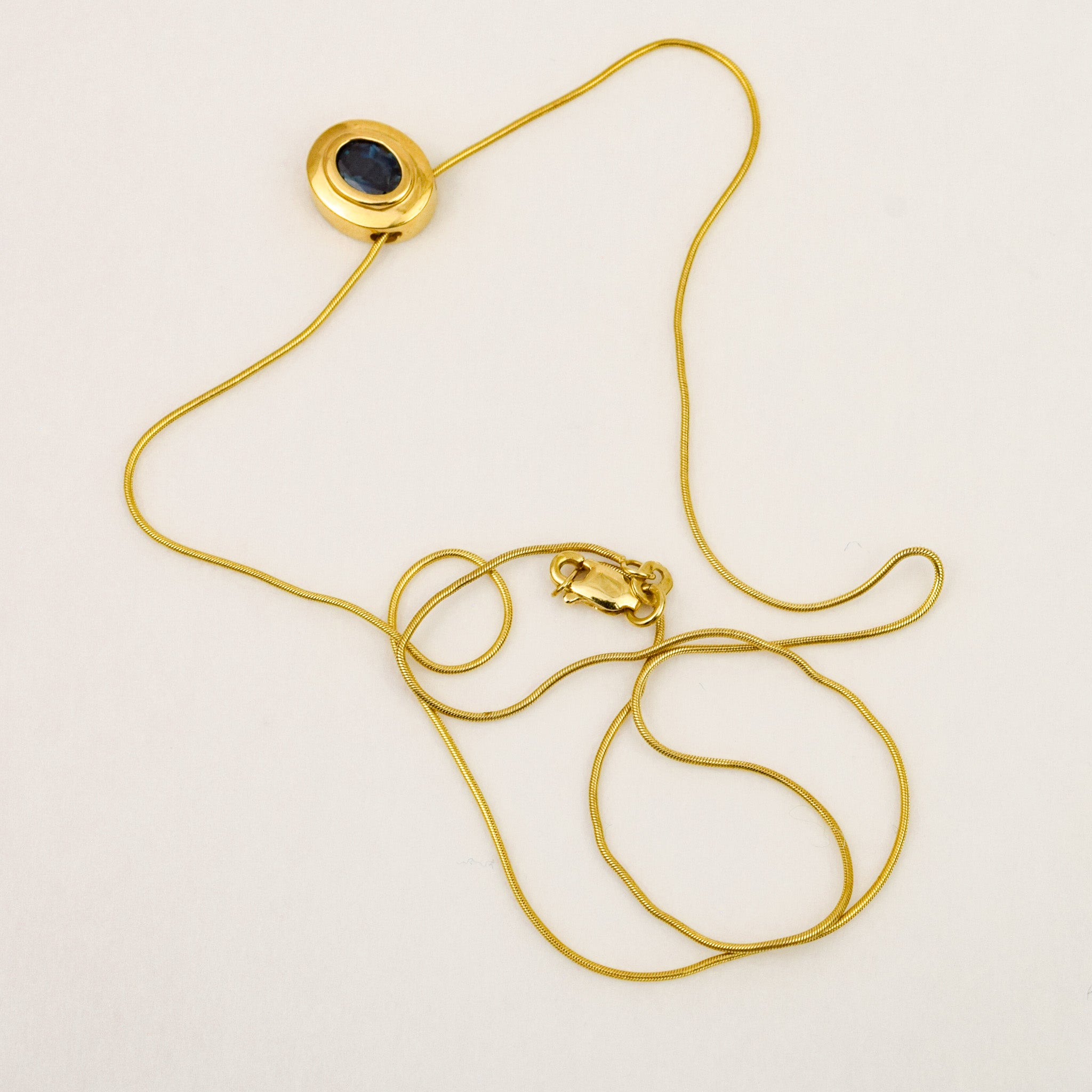 18" Sapphire Necklace