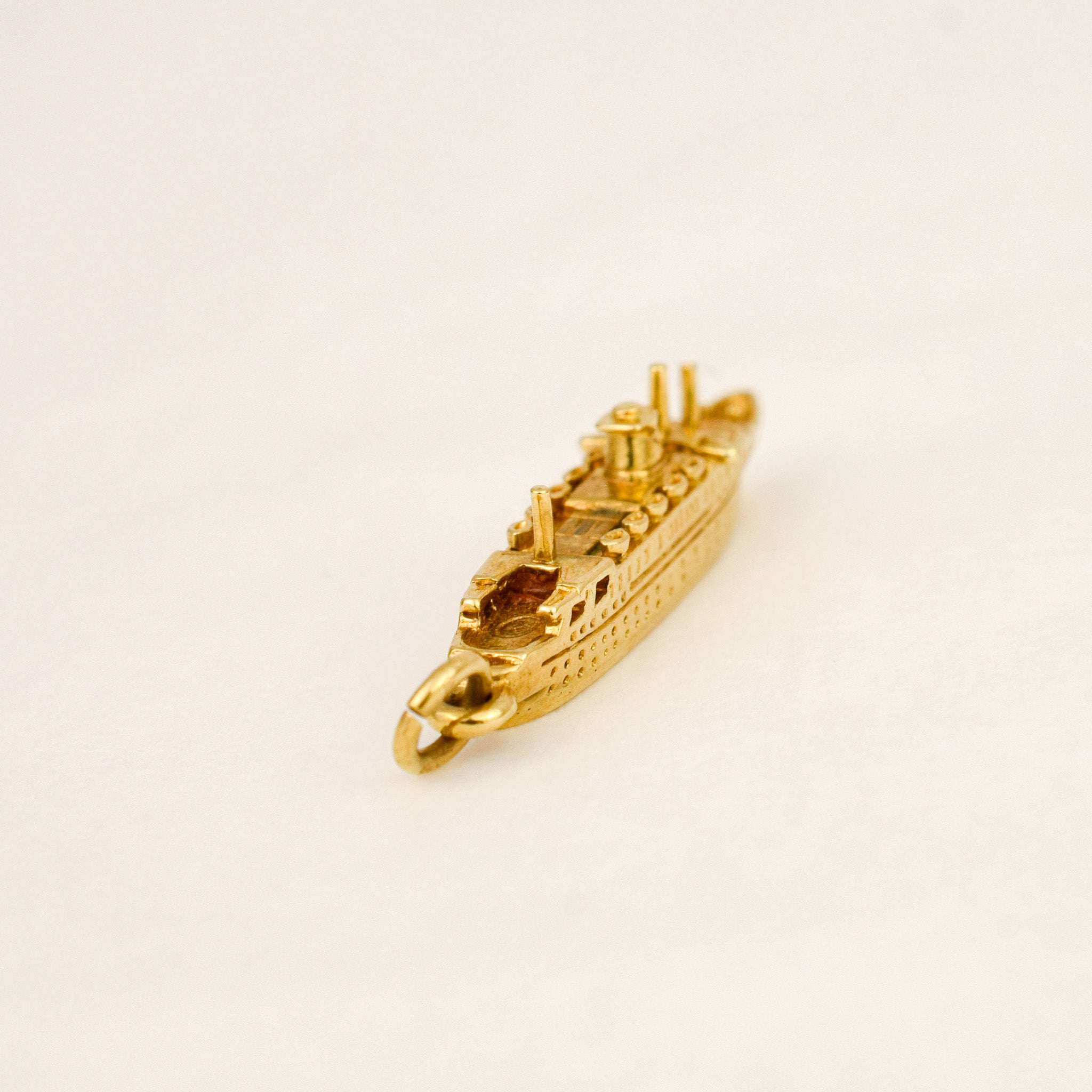 S.S. Ithaca Ocean Liner Charm